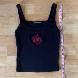 Brandy Melville Feeling Lucky Dice Tank Top